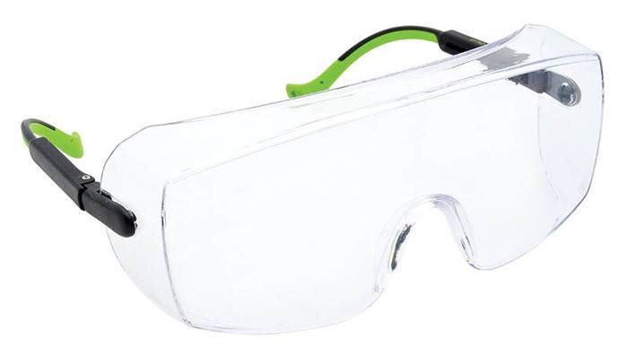 SAFETY GLASSES, OVER-WRAP, CLEAR - 01762-07C