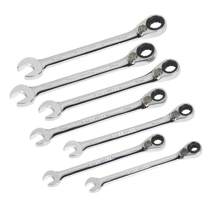 WRENCH SET,RATCHET 7 PC-METR - 0354-02