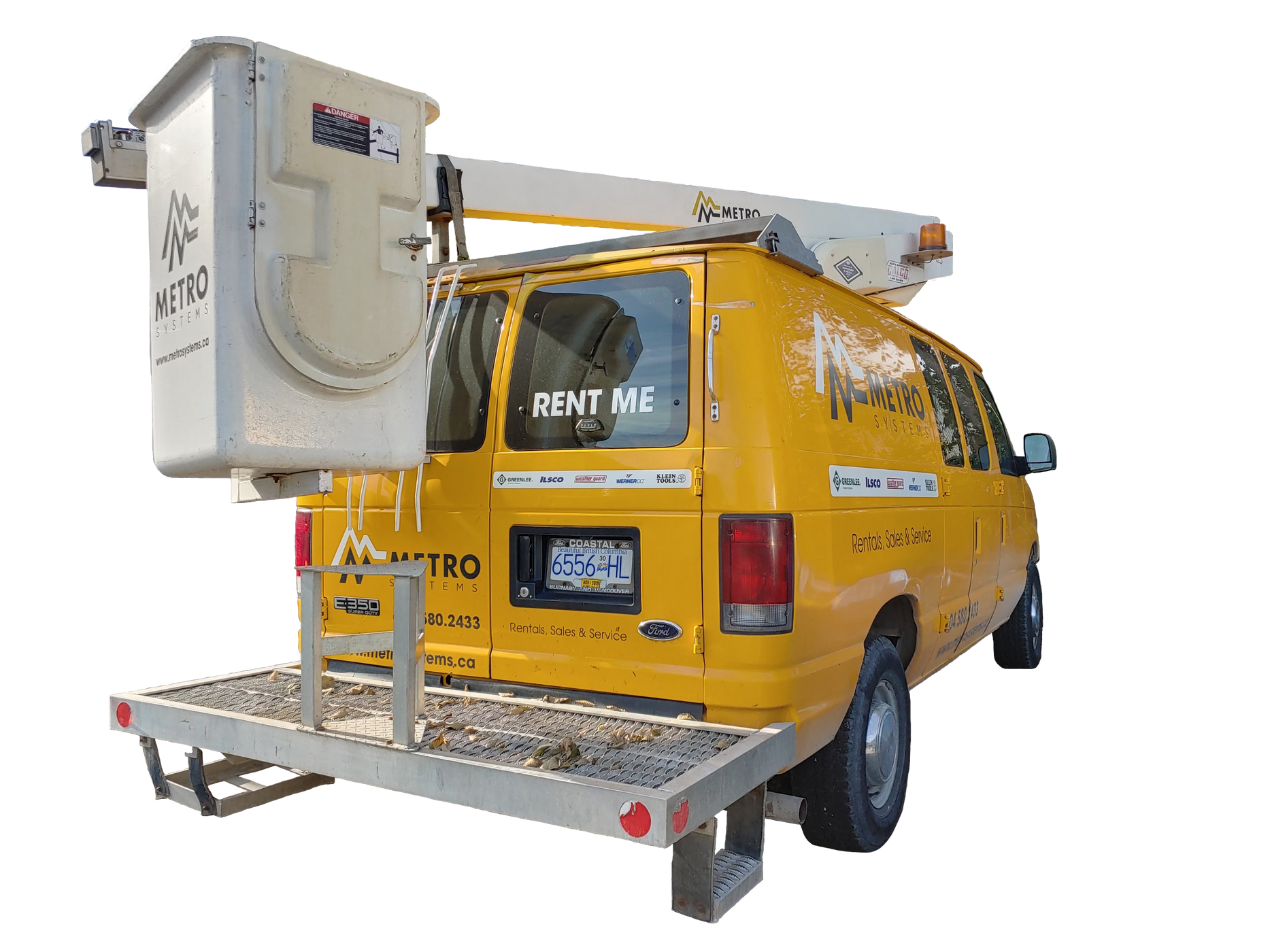 BUCKET VAN RENTAL, 32' HEIGHT (FORD E350) — Metro Systems