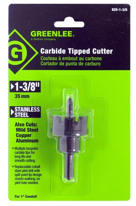 CARBIDE CUTTER, 1-3/8" - 625-1-3/8