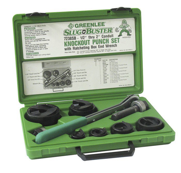 PUNCH & DIE SET-1/2"-2"SLUG BUSTER - 7238SB