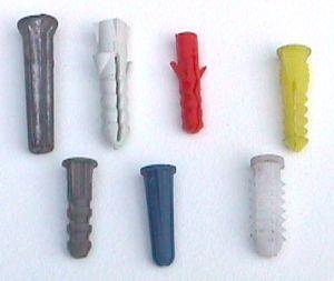 Blue Plastic Insert 6-8 x 3/4" Blue Plastic Plug - RAWL - (UBP68)