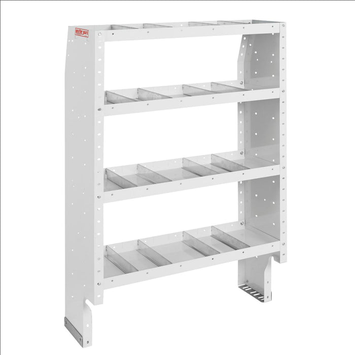 Heavy Duty Adjustable 4 Shelf Unit, 42 in x 60 in x 16 in - 2726234