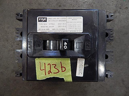 3P 40A 600V Circuit Breaker - FPE - (NEG 631040)