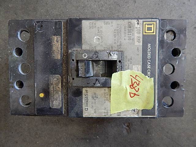 3P 100A 600V Circuit Breaker - Square D - (KAL 36100)