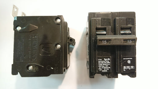 2P 15A 240V Circuit Breaker - Siemens - (BL 215)