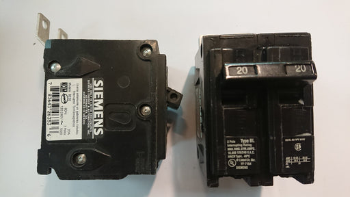 2P 20A 240V Circuit Breaker - Siemens - (BL 220)