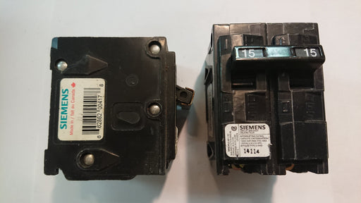 2P 15A 240V Circuit Breaker - Siemens - (EQP 215)