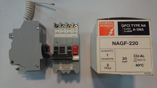 2P 20A 240V GFCI Circuit Breaker - Federal - (NAGF 220)