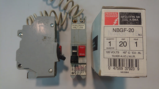 1P 20A 120V GFCI Circuit Breaker - Federal - (NBGF 20)