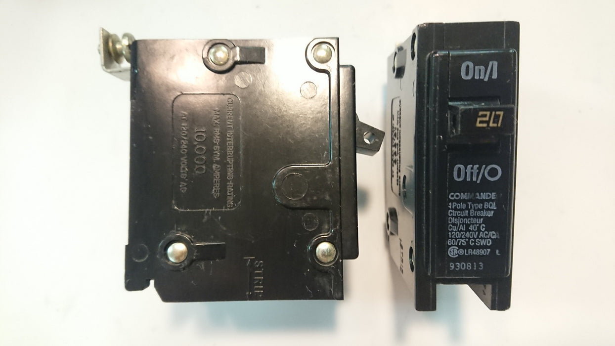 Commander Bql 20A 1-Pole 120V Circuit Breaker - Sylvania/Commander - (BQL 120 ...