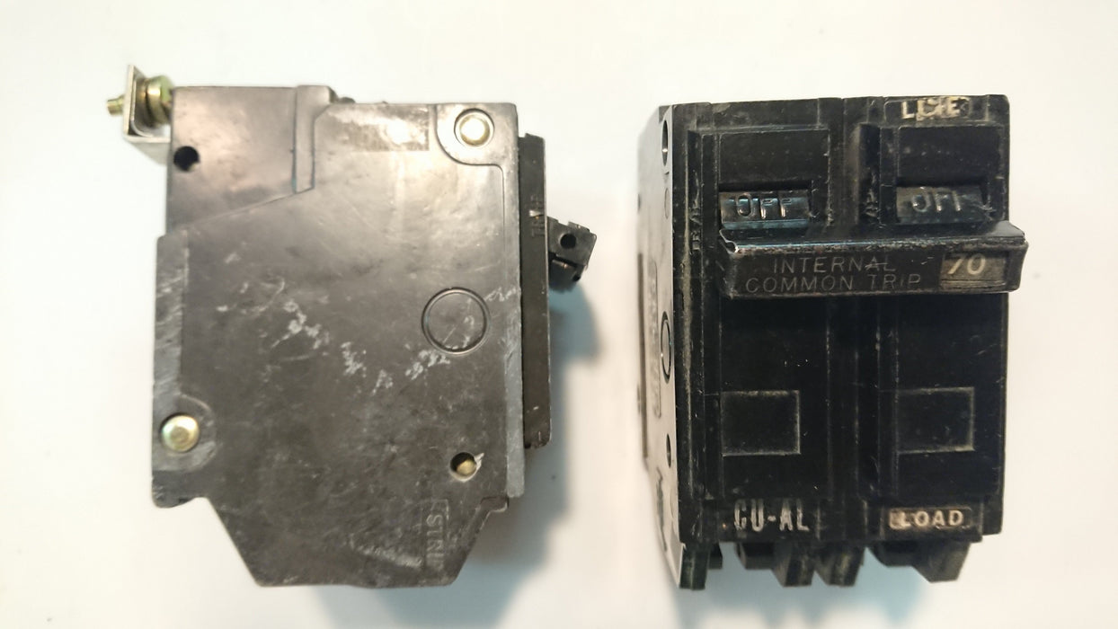 70A 2-Pole 240V Circuit Breaker - GE - (TQB 270)