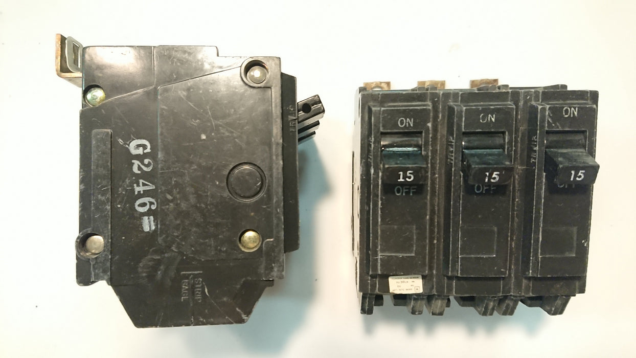 15A 3-Pole 240V Circuit Breaker - GE - (TQB 315)