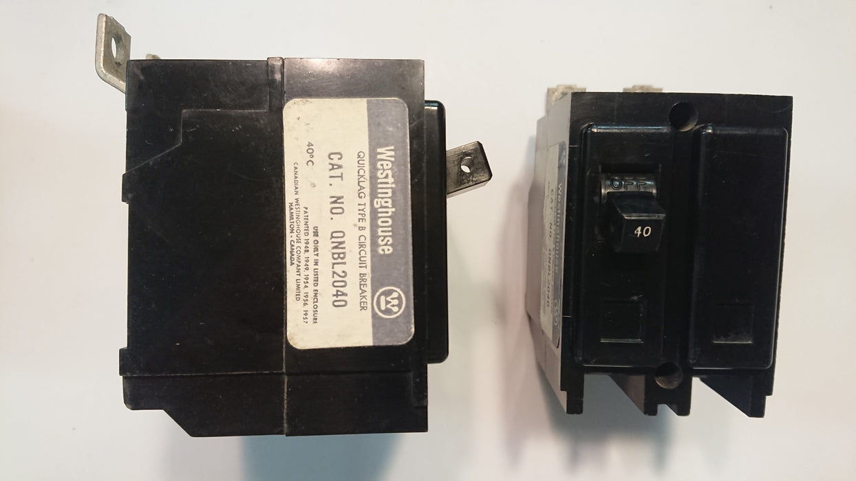 40A 2-Pole 240V Circuit Breaker - Cutler Hammer - (QNBL 240)