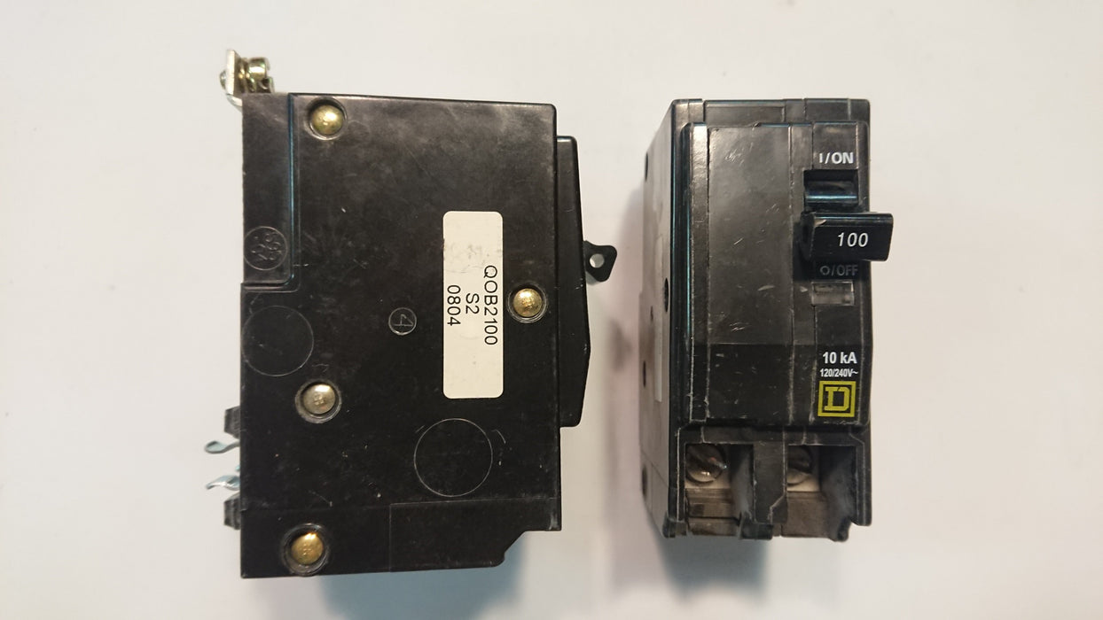 100A 2-Pole Circuit Breaker - Square D - (QOB 2100)