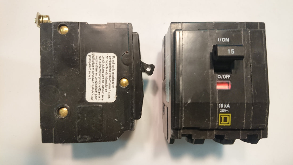 15A 3-Pole Circuit Breaker - Square D - (QOB 315)