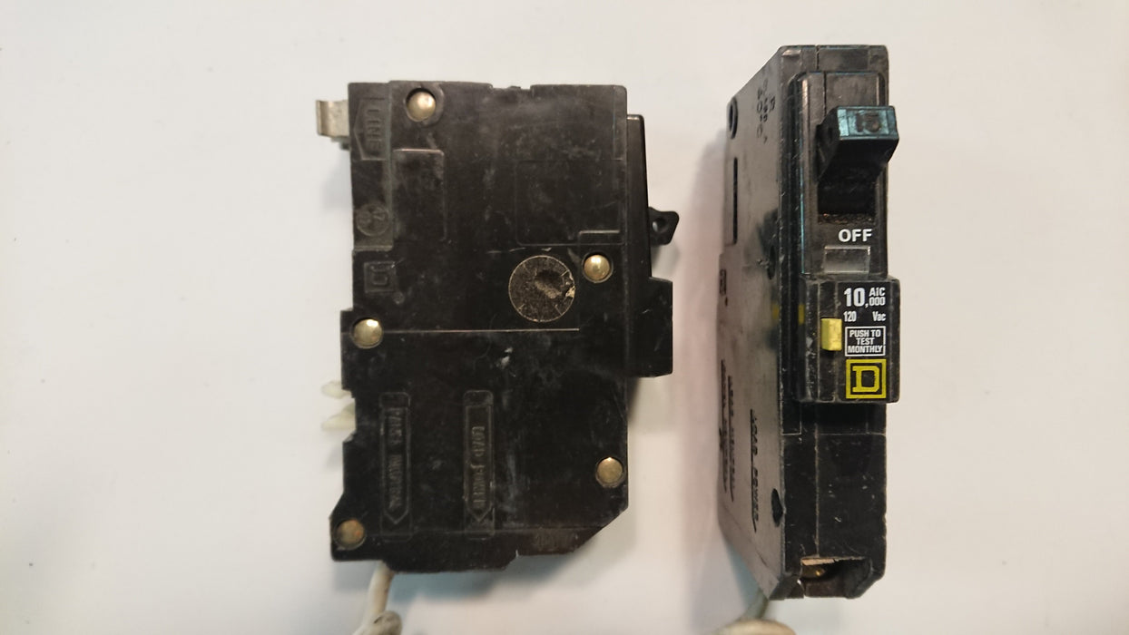 15A 1-Pole Circuit Breaker - Square D - (GFCI 115 QO)