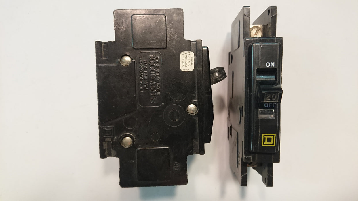 20A 1-Pole Circuit Breaker - Square D - (QOU 120)