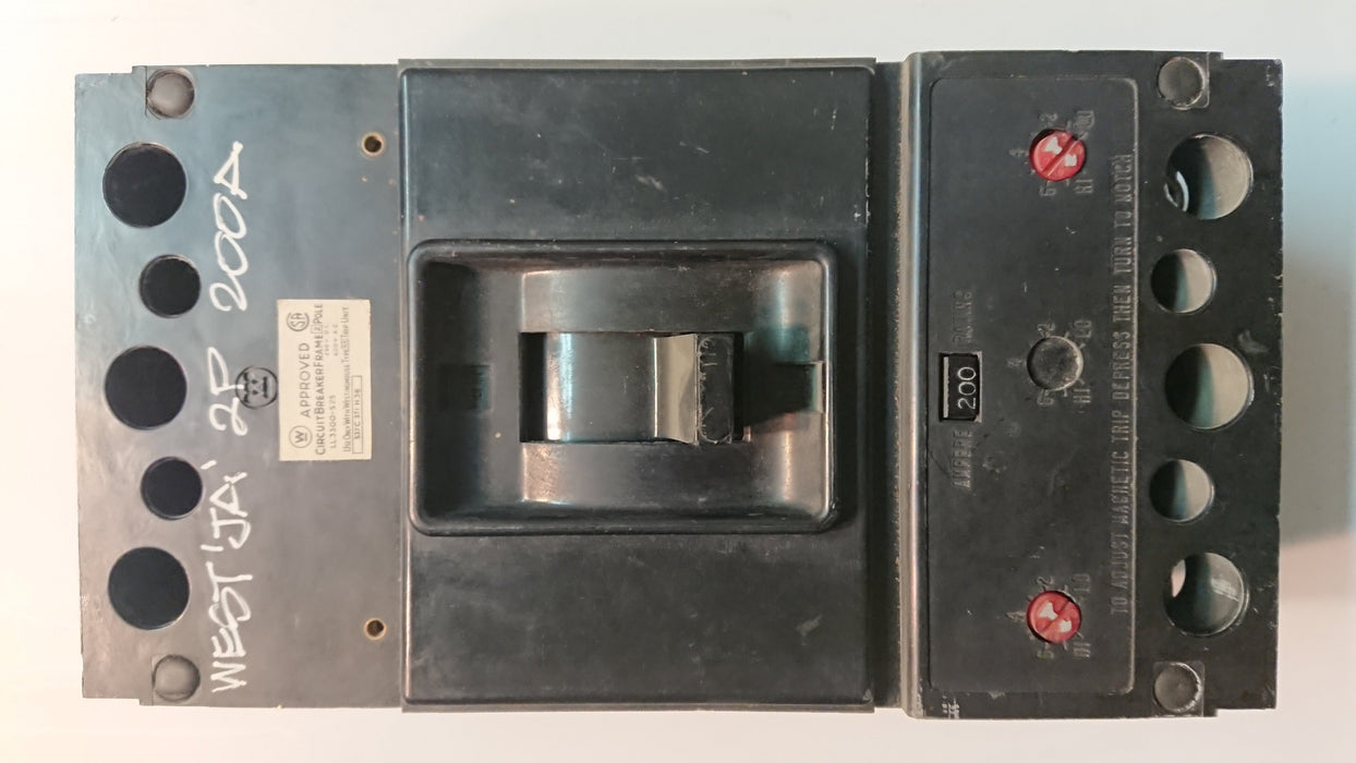 2P 200A Circuit Breaker - Westinghouse - (JA 2200)