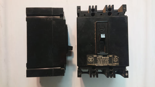 3P 15A 600V Circuit Breaker - Westinghouse - (FB3015)