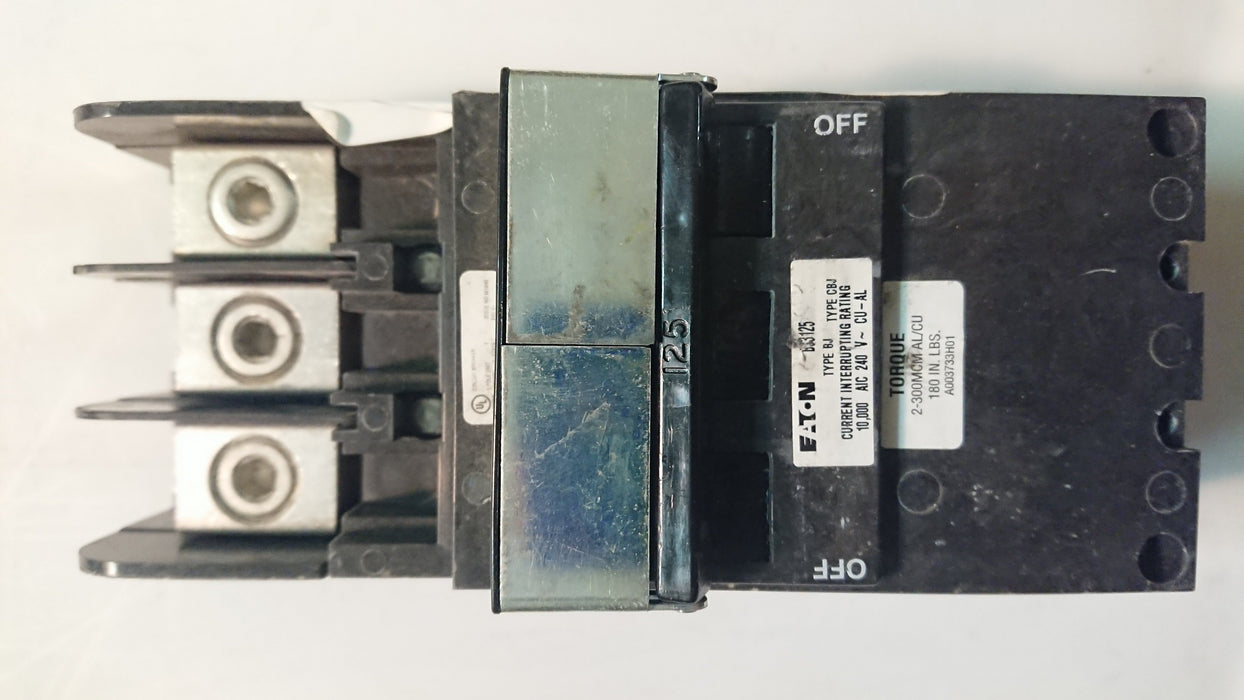 3P 125A 240V Circuit Breaker Series "C" - Cutler Hammer - (CBJ 3125)