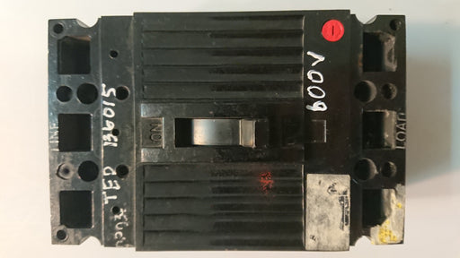3P 15A 600V Circuit Breaker - GE - (TED 136015)