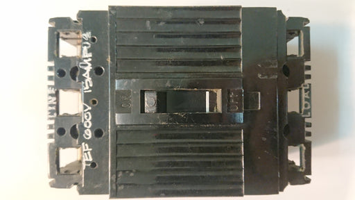 3P 15A 600V Circuit Breaker - GE - (TEF 136015)