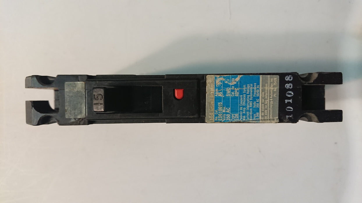 1P 15A 600V Circuit Breaker - ITE - (ED61B015)