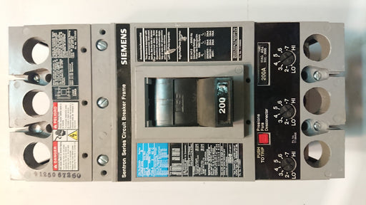 3P 20A 600V Circuit Breaker - Siemens - (FD63T200)