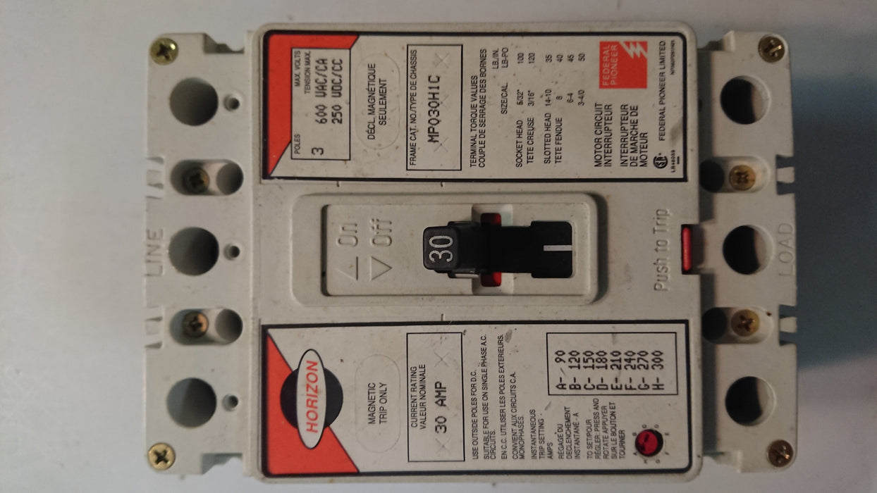 2P 30A 480V Circuit Breaker - Horizon - (CE 2030E4)