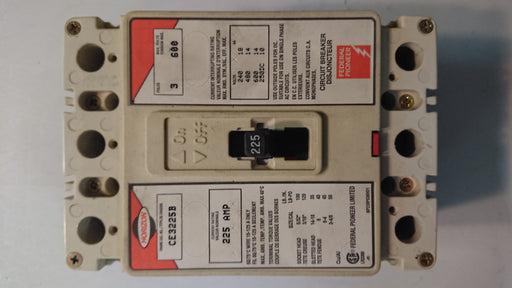 3P 225A 600V Circuit Breaker - Horizon - (CE 3225B)