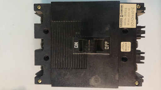 3P 15A 600V Circuit Breaker - Square D - (999315)