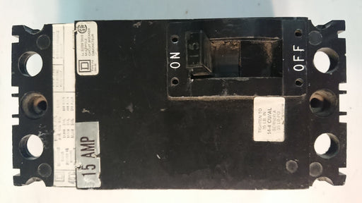 2P 15A 600V Circuit Breaker - Square D - (FAL 26015)