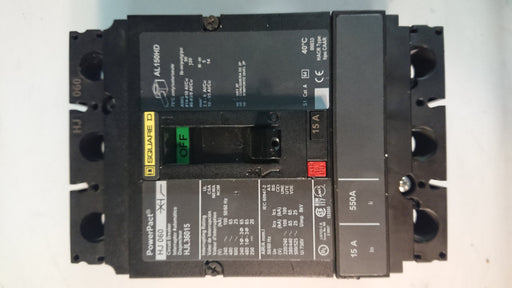 3P 15A 600V Circuit Breaker - Square D - (HJL 36015)