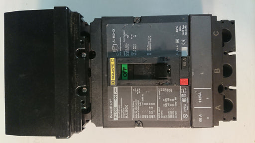 3P 60A 600V Circuit Breaker - Square D - (HJL 36050)