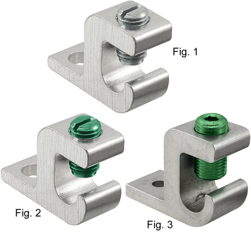 Dual Rated Lay-In Ground Lug 1/4" hole - GBL-4DBT-14