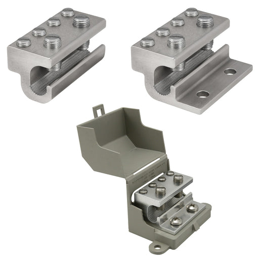 Intersystem Ground Tap 1/0 kcmil with mounting holes - GBT-1/0-M