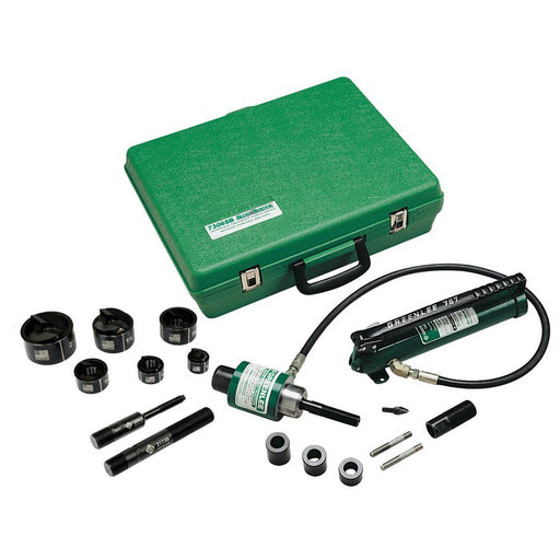 KNOCK OUT SET RENTAL, HYDRAULIC, UP TO 2 INCH - (GREENLEE 7306SB)