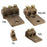 Bronze Mech Lug  1 cond, 2 hole mount - HL35-2N