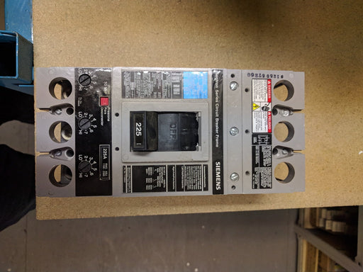 3P 225A 600V Circuit Breaker - Siemens - (FD36225)