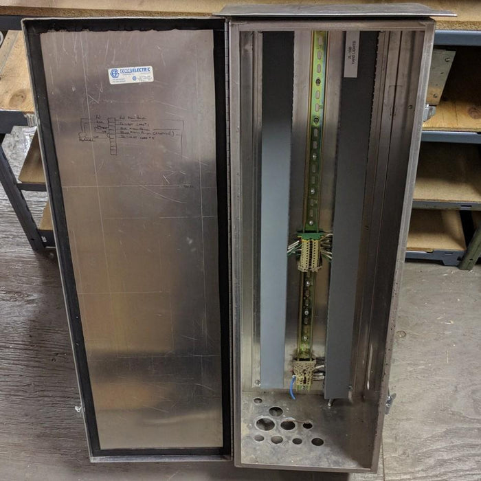 Stainless Steel Panel Enclosure - 12" x 36.5" - Code Electric - (CSA-ENC3)