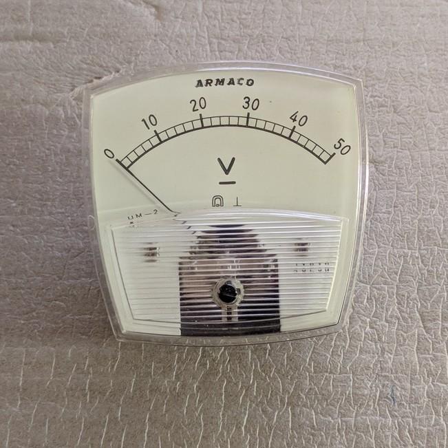 Voltmeter 0-50V - Armaco - (UM2)