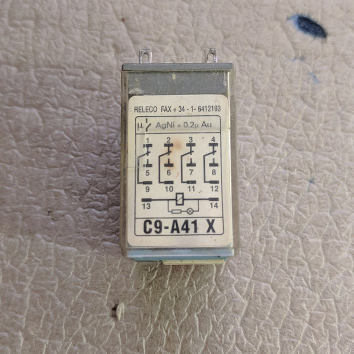 Flat Pin 14 Relay - 120V - Releco - (C9-A41X)