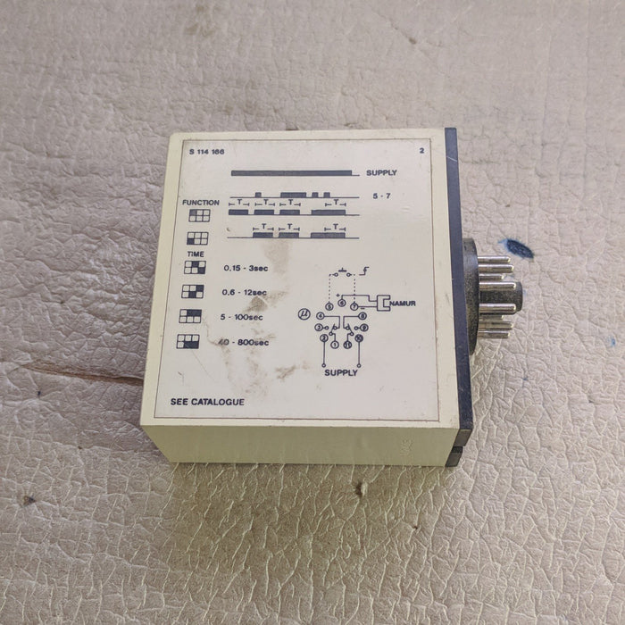 Flat Pin 11 Relay - Carlo Gavazzi - (S-114-166-115)