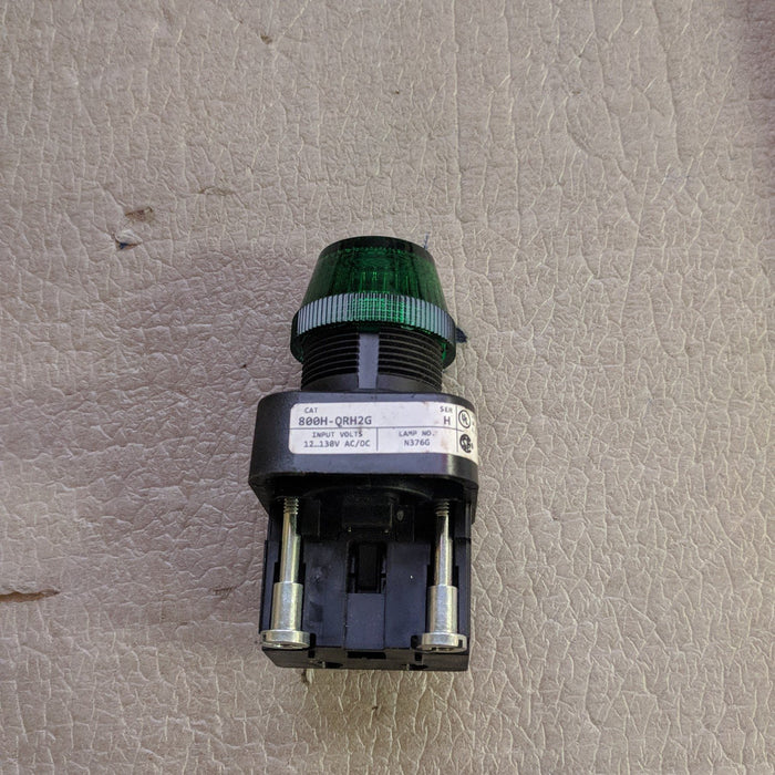 Illuminated Push Button 12/130V - Allen Bradley - (800H-QRH2G)