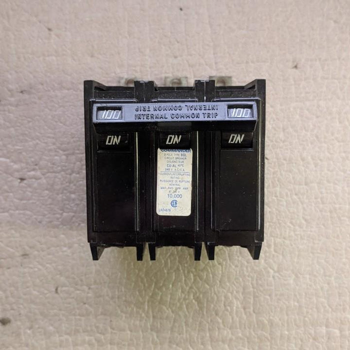 Commander Bql 100A 3-Pole 240V Circuit Breaker - Sylvania/Commander - (BQL 3100 ...