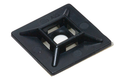 Adhesive Mounting Base  Black UV 1" x 1" - 93512-B100