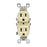 Ivory Duplex Receptacle - Miscellaneous - (53921-CN)