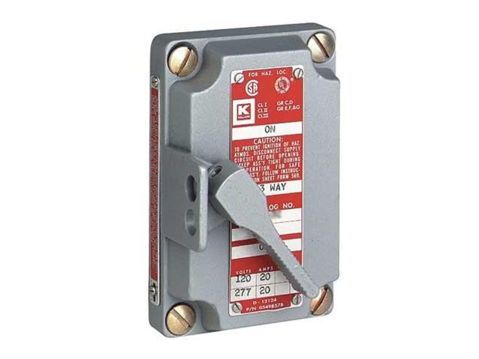 3 Way Switch 120/277V 20A - Killark - (XS-3C-2)